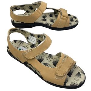 Greenleaf Classic Spikeless Golf Tan Sandal; 10M
